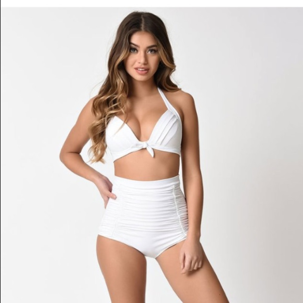 Monroe High Waist Swim Top and Bottom